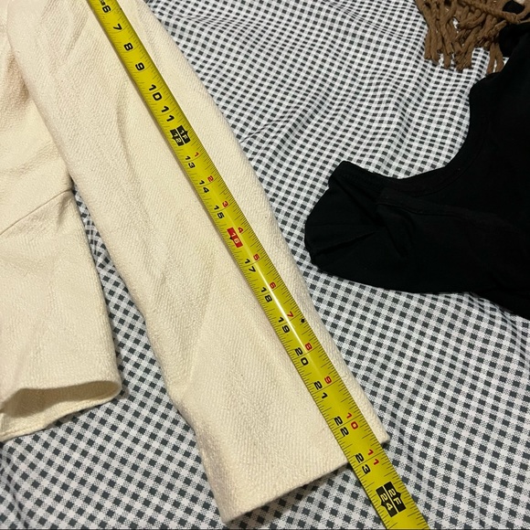 Derek Lam 10 Crosby Asymmetrical Fringe Blazer. Size 4 - Picture 11 of 13